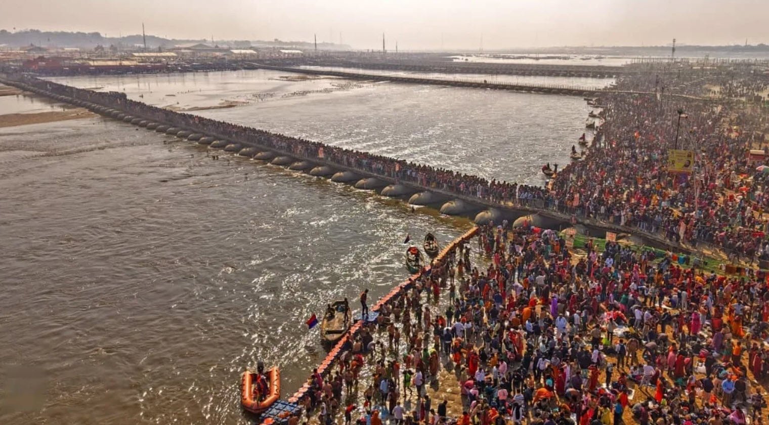 High-Security Arrangements in Place as Devotees Gather for Prayagraj Magh Mela 2026 on Mahashivratri